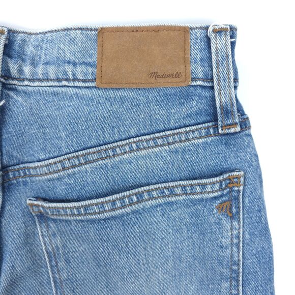 MADEWELL The Perfect Vintage Straight Jean in Kingsbury Wash Knee-Rip 90s Y2K - Picture 8 of 10